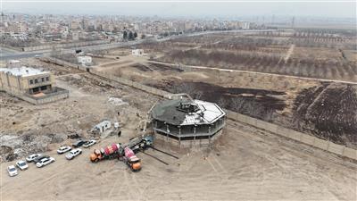 بازدید شهردار و اعضای شورای اسلامی از روند ساخت زورخانه كمال‌شهر